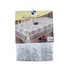 PVC Table Cloth (60'x90') 150 X 225cm Silver,24/C