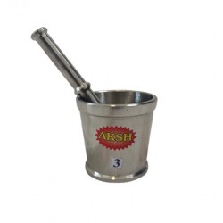 Mortar & Pestle (Khaldasta), Stainless Steel  # 3