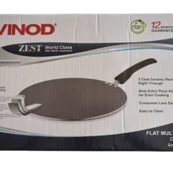NonStick Flat Tawa / PanCake, MULTI Heavy 32cm/4mm