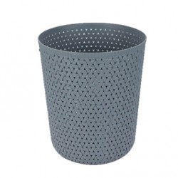 Caino Round Basket W/O Lid 17L, White & Grey