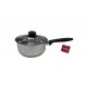 Capsule Bottom Saucepan w/G Lid, Elegant -16cm