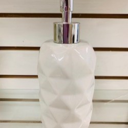 Round White Soap Dispenser 48/C