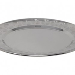 Flat Dinner Plate 25cm, Heavy   