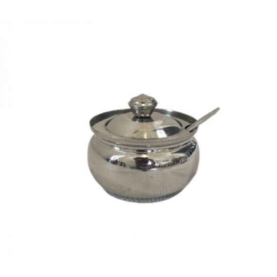 Ghee Pot w/Spoon & Lid  #2 