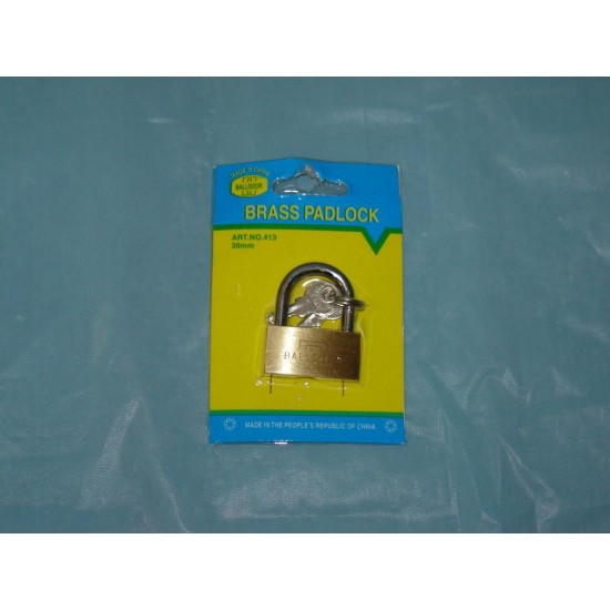 30mm Brass Padlock,600/C M/50