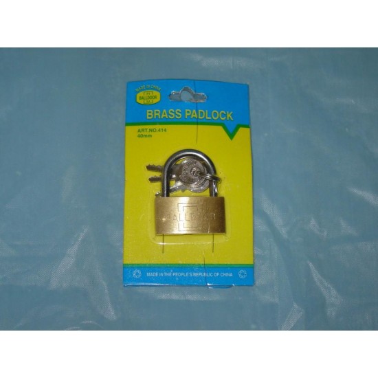40mm Brass Padlock,600/C M/50