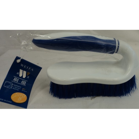 Deluxe White/Blue Scrubbing Brush,144/C