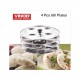 Idli Plates / Stand - 4 Tier