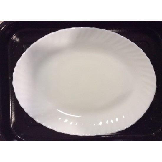 14' Opalware Oval Plate 