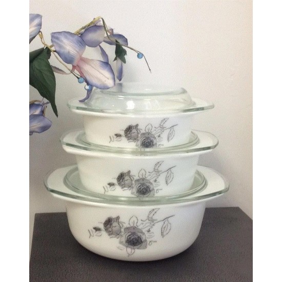 3Pcs. Casserole Set (Black)