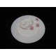 8' Opalware Plate ( Pink )