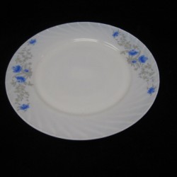 8' Opalware Plate ( Blue )