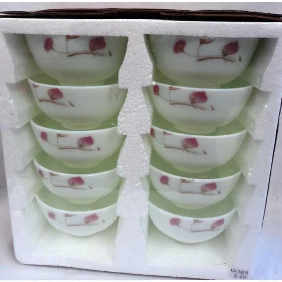 10pc Opalware Set (Pink),12/C M/4