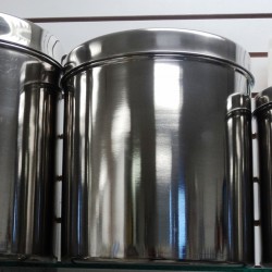 3pc S/S Canister Set,2/C M/1