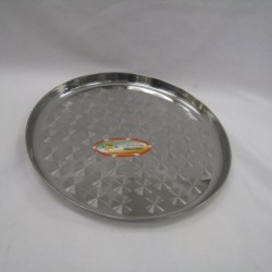 S/S Pooja Thali (27.5cm/11'),100/C M/12