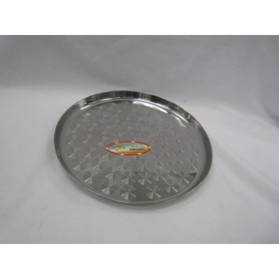 S/S Pooja Thali (27.5cm/11'),100/C M/12