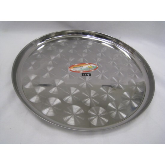 S/S Pooja Thali (35cm/14'),100/C M/12