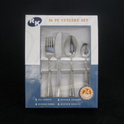 24pc S/S Cutlery Set