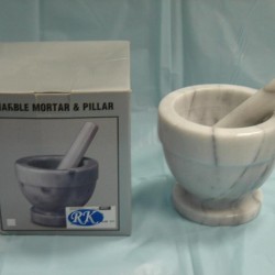 Marble Pestle & Mortar (Large),8/case