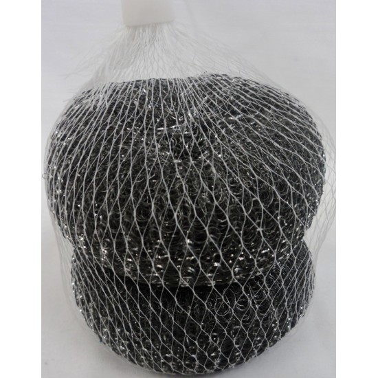 2pc. Heavy Duty Silver Scrubber Set,150/C