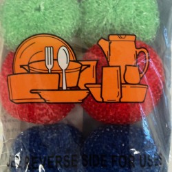 8pc Plastic Scourer
