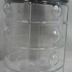 1.5 L Jar with S/S Lid Circle design,12/C