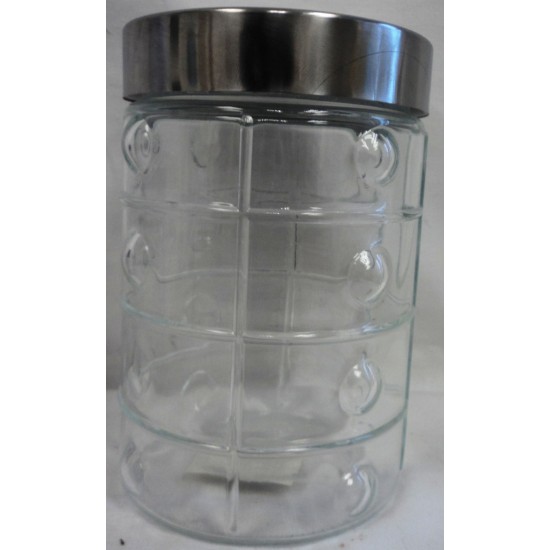 600 ML Jar with S/S Lid Circle design,24/C