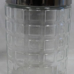 1.5 L Jar with S/S Li1.5L Jar with S/S Lid Square Design,12/C