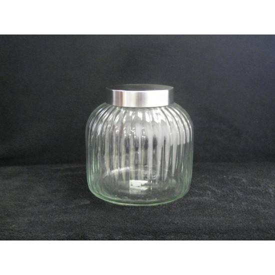 2L Glass Jar with S/S Lid-8/C