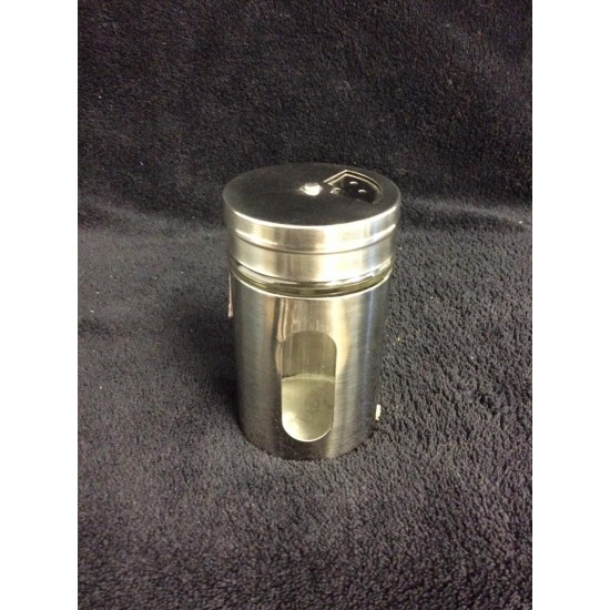 ENCASED SPICE SHAKER IN DISPLAY BOX SIZE:D4.9*H8CM 