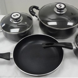 7pc Non Stick Cookware Set 4/C M/2