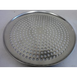 12' Aluminum Pizza Tray with hole,50/C