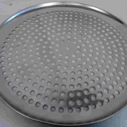 16' Aluminum Pizza Tray with hole ,50/C