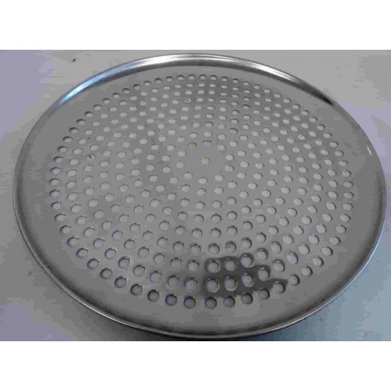16' Aluminum Pizza Tray with hole ,50/C