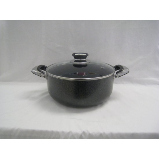 Non Stick 26cm Cooking Pot w/cover and 2 ears6/C