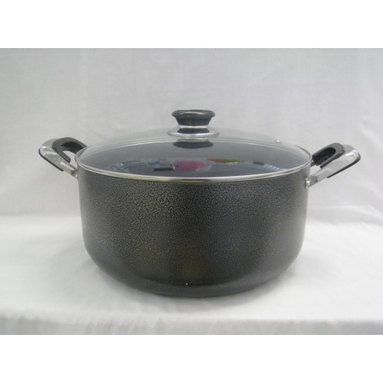Non Stick 30cm Cooking Pot w/cover and 2 Handles.6/C