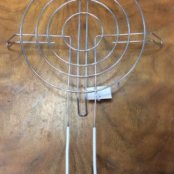 Pan Rack with white plastic Handle 60/C