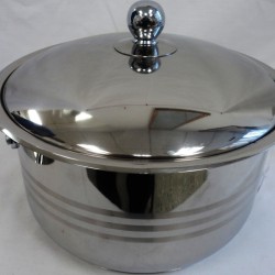 24cm Heavy Duty Stainless Steel Cooking Pot,6/C