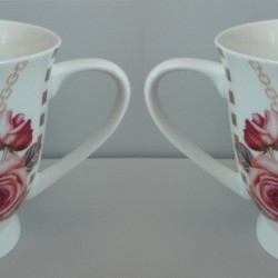 2 pc Mugs In Gift Box 340 ml - Gold