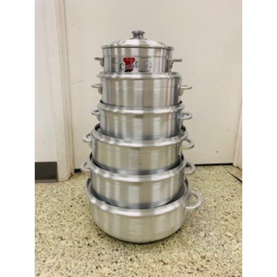 12 pcs Caldero Set - 20,24,26,30,32,36 cm