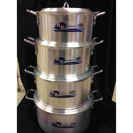 Aluminium Cooking Pot Set 32-34-36-38-CM