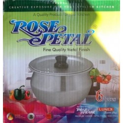 3 PCS Aluminum Round Handi Matt Finish with lid