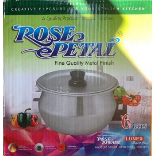 3 PCS Aluminum Round Handi Matt Finish with lid