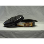 Enamel Oval Roaster(33cm.x23cm.) 5-7 lb.,6/C