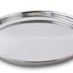 Deep Beaded Plate 28cm, Heavy 