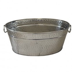 Oval Ice Tub/ Wine Cooler 17x12x7"  Stainless Steel