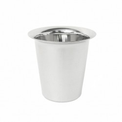 Tumbler w/Edge / Glass(Patti)  Stainless Steel  # 6.5