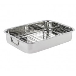 Roasting Pan w/Grill-35x26cm -0.5mm