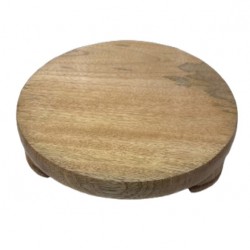 Cutting Board / CHAKLA / Buffed - Solid, Neem Wood # 11 / 10.5"
