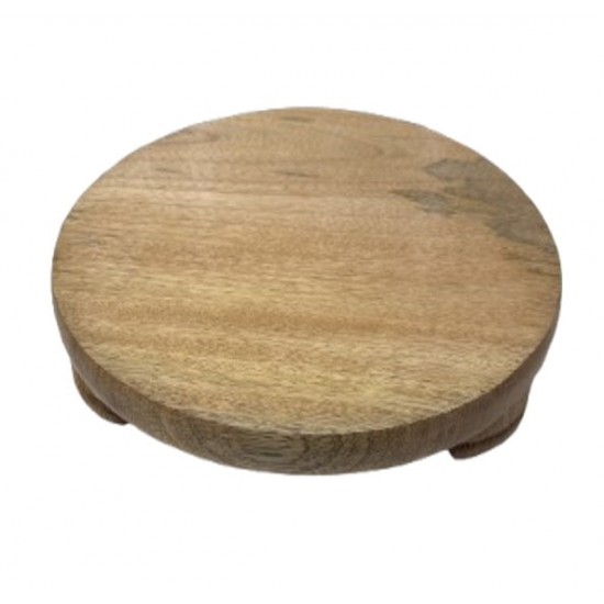 Cutting Board / CHAKLA / Buffed - Solid, Neem Wood # 11 / 10.5"
